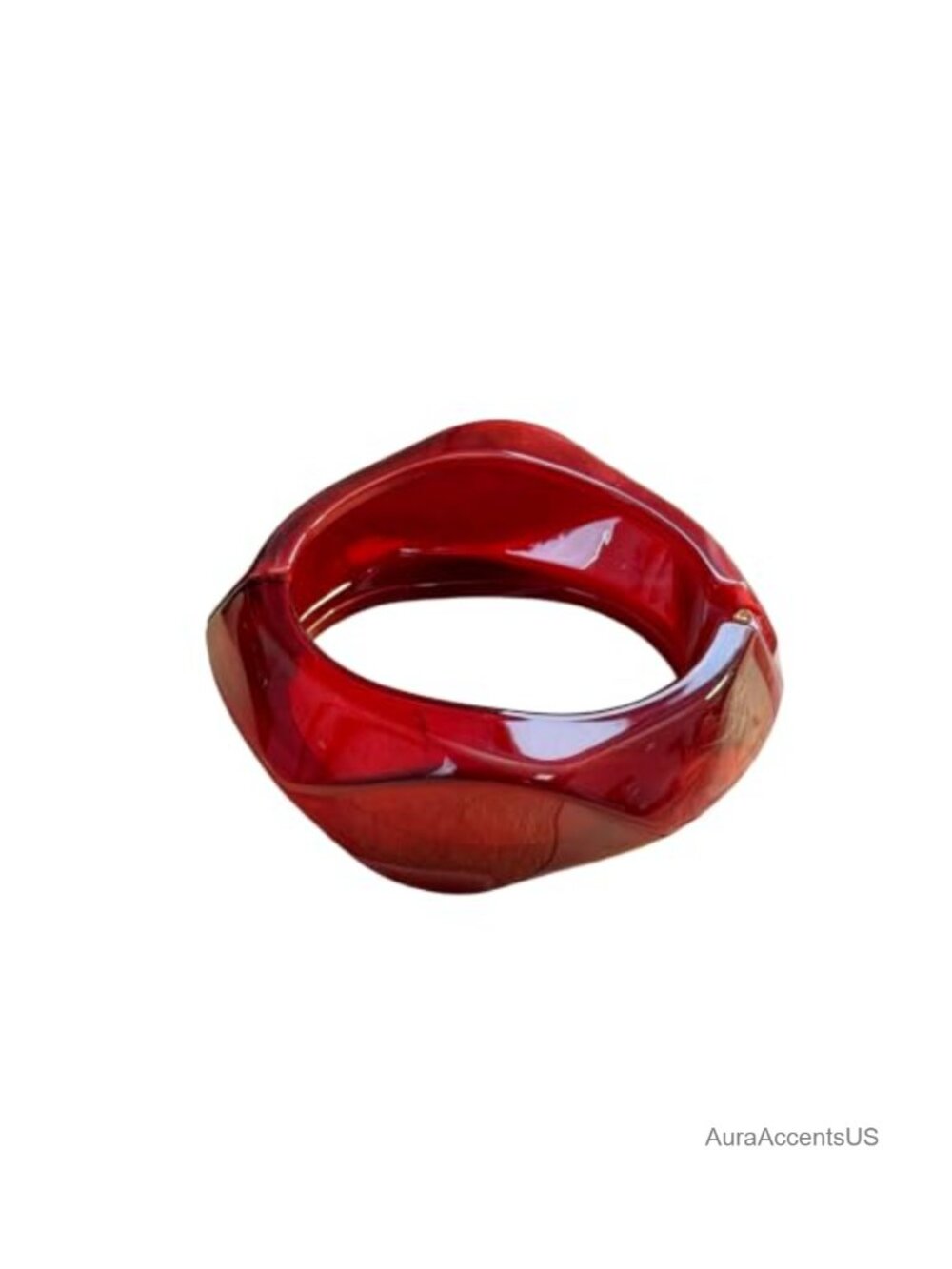 Chunky Resin Cuff Bangle Open Bracelet Retro Statement Jewelry for Women